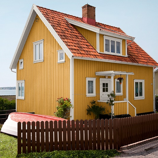 Traditionella kulörer Gul - Varmt och livligt